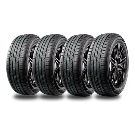 Kit 4 Pneus 195/55r15 85v Fastway G1 Xbri Aro 15 Novo