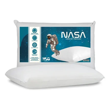 Travesseiro Hug Nasa Viscoelástico Antialérgico