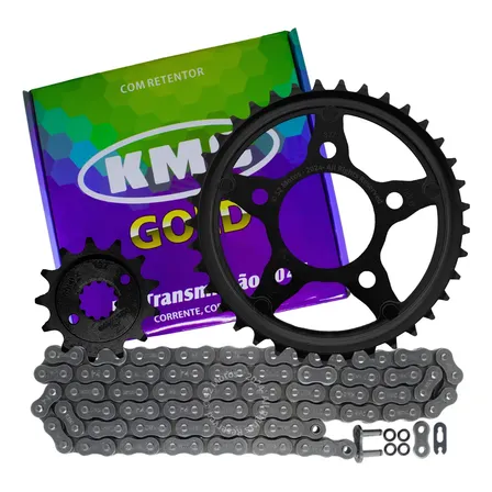 Kit Relação Transmissão Honda Cb 300r Com Retentor Kmc