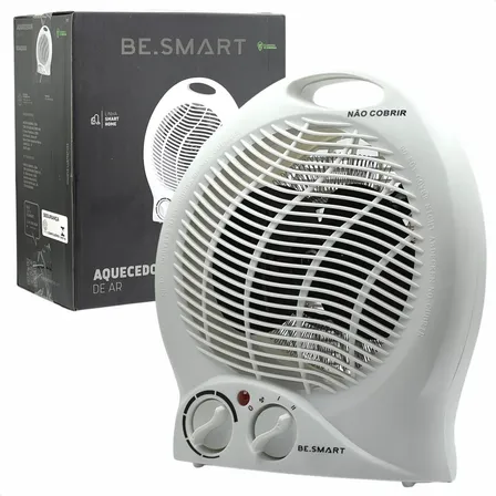 Aquecedor Elétrico Ventilador Desumificador Portátil 2000w