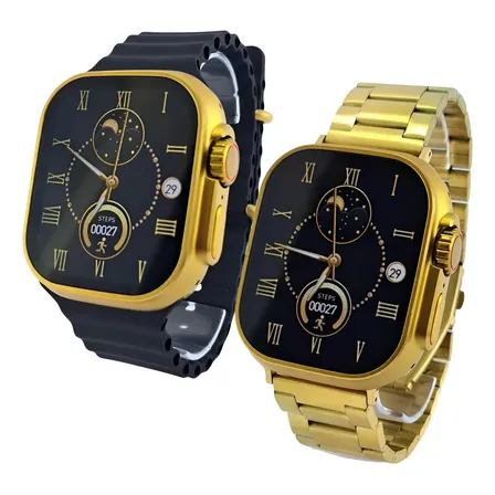 Relógio Smartwatch Edition Gold Bw15 Ultra Max 2 Pulseira