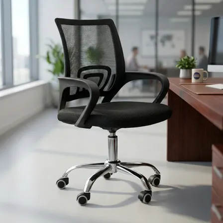 Cadeira Escritório Mesh Secretária Recepção Office Bussines
