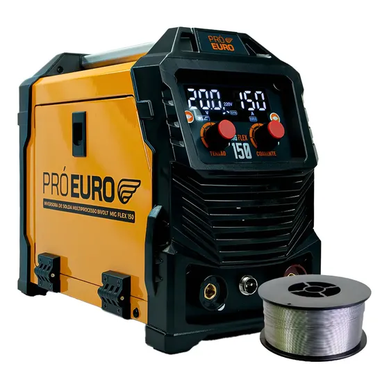 Máquina Solda 150a Flex Mig Mma Tig Lift 220v + Arame 1kg