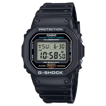 Relógio Masculino Casio G-shock Preto Dw-5600ue-1dr Preto Não Se Aplica