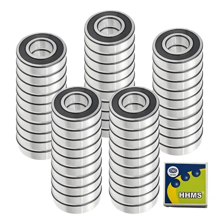 Rolamento 6204 2rs 20x47x14mm Kit Com 50 Rolamentos