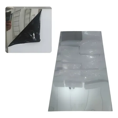 Chapa Inox 430 Espelhada 2,0m X 1,25m Esp.de 0,5mm (enrolada