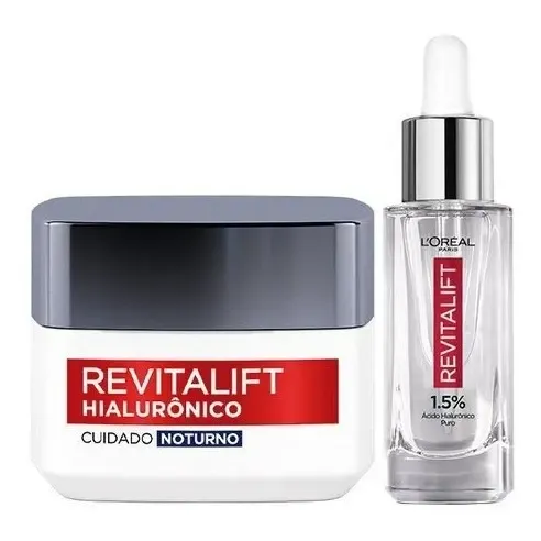 Kit Sérum Facial E Creme Anti-idade Revitalift L'oréal Paris