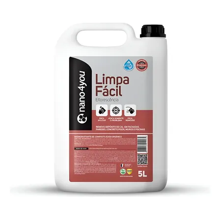 Limpa Fácil Calcinação E Eflorescência Nano4you 5l
