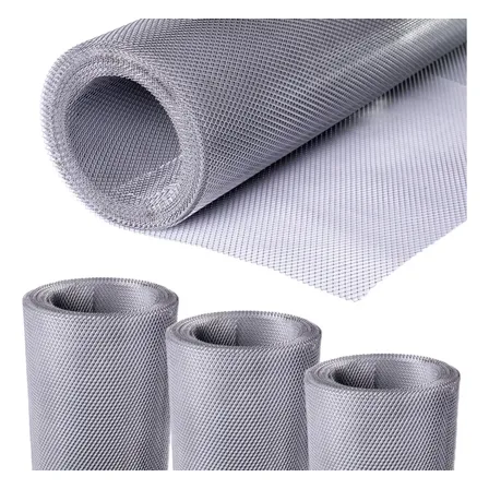 Tela Calha Ralo Anti Inseto Alumínio Expandido 15m X 50cm