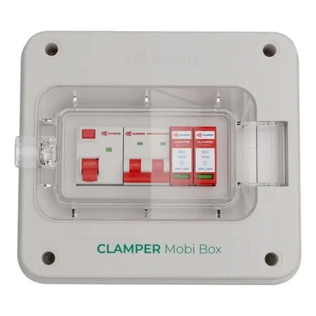 Quadro Protetor Carregador Veicular 8kw 220v 40a - Clamper