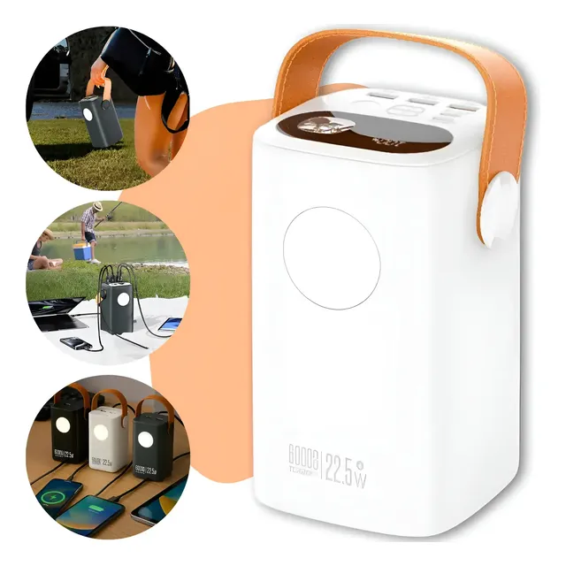 Power Bank 6000000 Mah Carregador Portatil Turbo Rapido Pro Branco