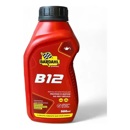 Bardahl B12 Plus 500ml Aditivo Óleo Motor Automotivo
