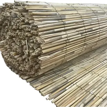 Esteira De Bambu Natural 5mx1m Cortina Decoração Tenda Divis