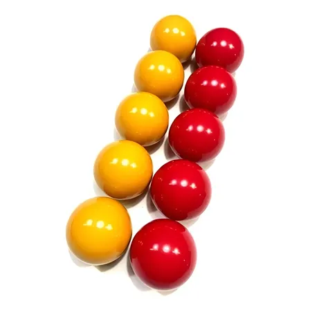 Jogo Com 10 Bolas Mata-mata 54mm Para Snooker Bilhar Sinuca