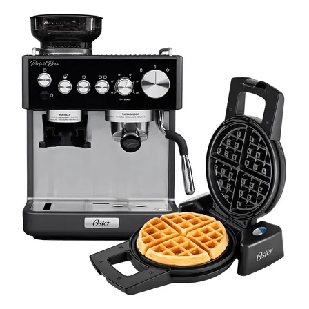 Kit Cafeteira Espresso Nova Perfect Brew E Máquina De Waflle