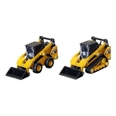 Kit Brinquedo 1/64 Carregadeiras Caterpillar 272d2 E 297d2