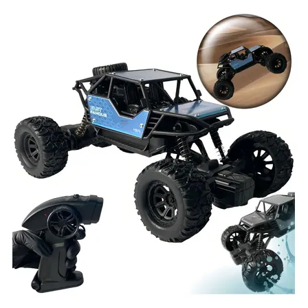 Carrinho Controle Remoto 4x4 Recarregável Anda Terra Big Foo