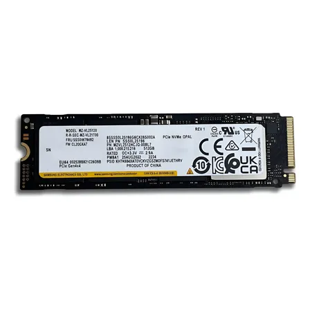 Ssd Samsung Pm9a1 512gb M.2 2280 Nvme Pcie Gen4 X4 Preto