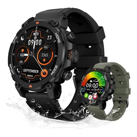 Relógio Smartwatch Aurafit Trek1 Com Gps À Prova D'água 5atm