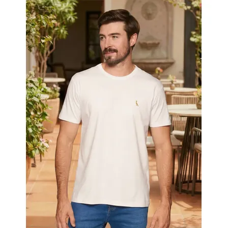 Camiseta Regular Bordado Golden Reserva
