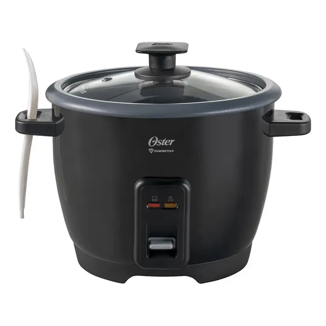 Panela Elétrica De Arroz Diamondtech Oster Black 1,2l Oster
