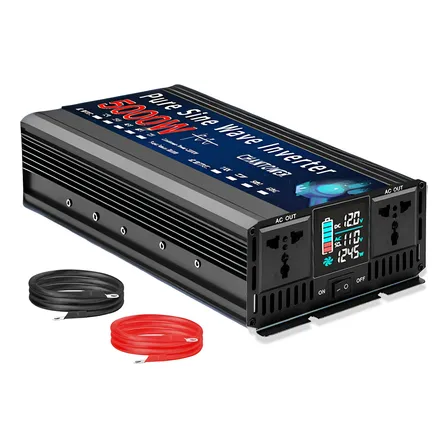 Inversor De Energia 5000w 12v-110v Onda Senoidal Pura