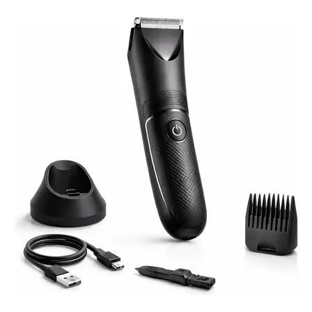 Aparador Elétrico Recarregável Unisex Sem Dor Corpo E Barba
