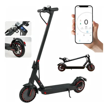 Patinete Scooter Elétrico 3 Velocidades 500w Com App+bt5.0
