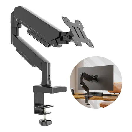 Suporte Para Monitores Articulado De Mesa Pistão A Gás 10-32
