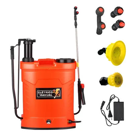 Pulverizador Costal À Bateria 12v 20l Inclui Acessórios