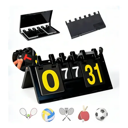 Placar De Mesa Marcador Manual Dobrável Contador Pontos Prof