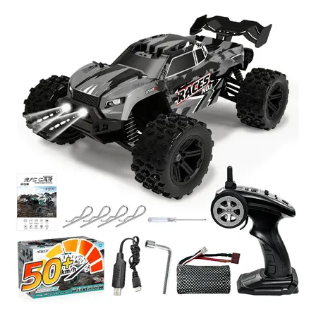Carro Controle Remoto Nath 4wd 1:16 Veículo Toy Car Preto