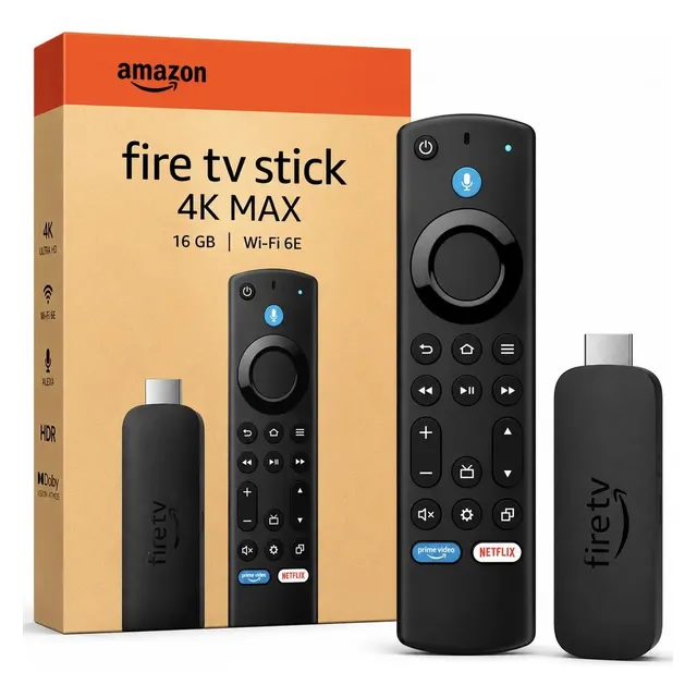 Amazon Fire Tv Stick 4k Max Original 16gb Wifi 6e Alexa