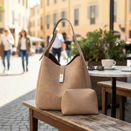 Bolsa Feminina Vintage De Ombro Grande Trabalho E Viagem
