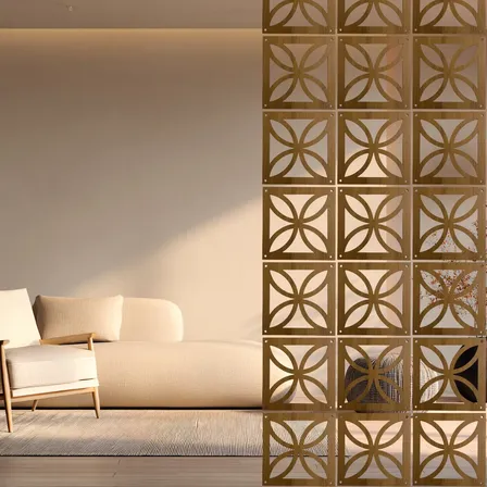 12 Un Divisória De Ambiente Flora Moldura Placa Decorativa