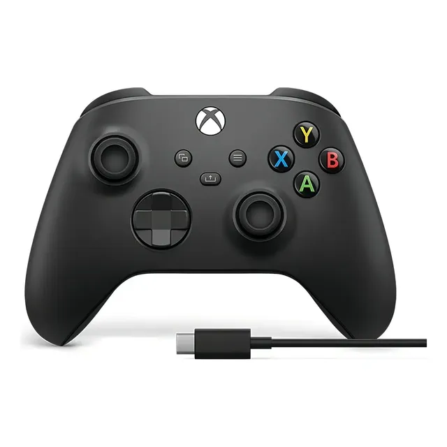 Controle Sem Fio Xbox Series Ep2-40651 + Cabo Usb Preto Carbon Black