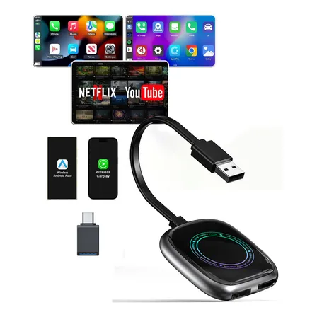 Carplay Android Auto Sem Fio Youtube Netflix Videos 4x1 4gb 4gb 32ram 4x1 Hdmi Dual Wifi