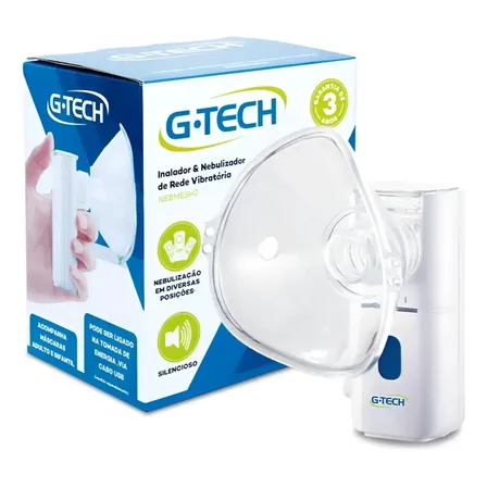 Inalador E Nebulizador De Rede Vibratória G-tech Nebmesh2