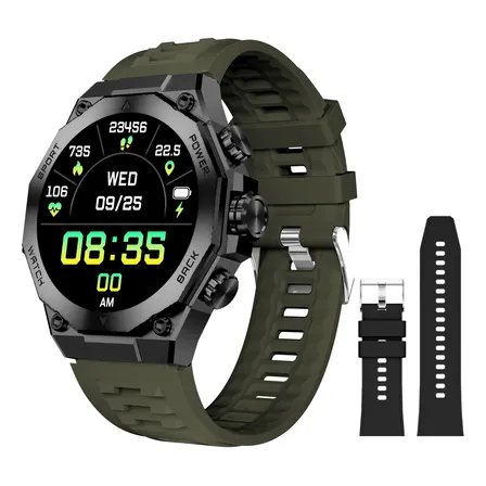Relógio Smartwatch Aurafit Am18 Bluetooth Calls Caixa Preto