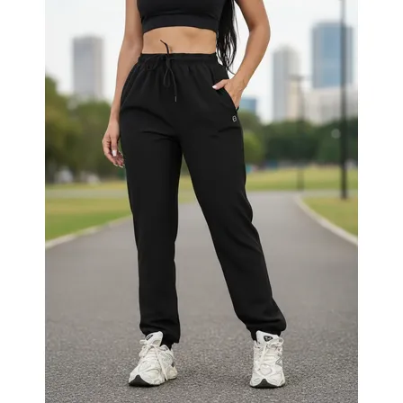 Calça Feminina Jogger Poliéster Com Elastano