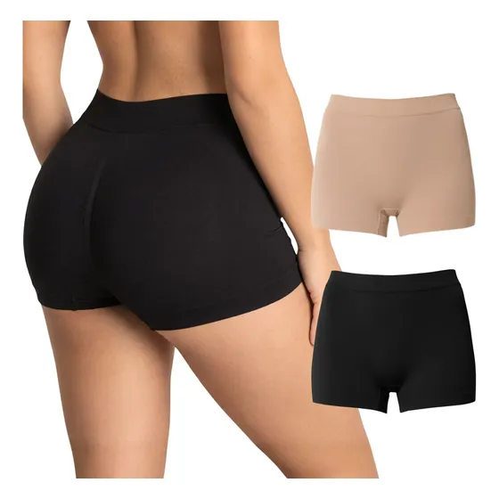 Kit 2 Calcinha Levanta Bumbum Boxer Sem Costura Soft Trifil