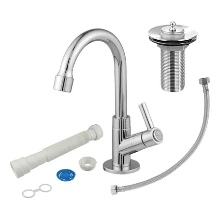 Kit Banheiro Completo Torneira + Acessório Pronto Instalação