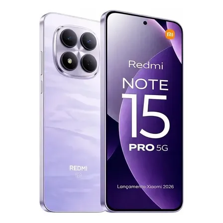Xiaomi Redmi Note 15 Pro 5g 512gb 8gb Ram C/ Nfc Lançamento