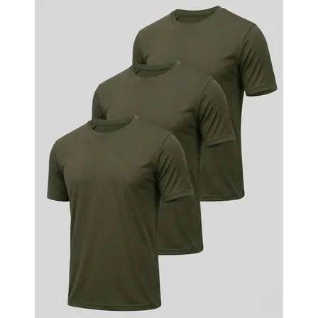 Kit 3 Camiseta Masculina Tecnologia Dry Slim Fit Manga Curta