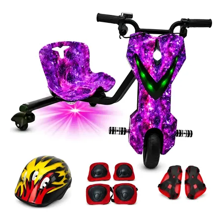 Triciclo Elétrico Drift Infantil 350w Potente, 3 Velocidade+