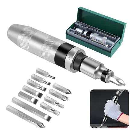 Chave Impacto Martelete Manual Profissional Reversível 13pç