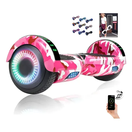 Skate Elétrico Hoverboard Balance 6,5 Polegadas Bluetooth