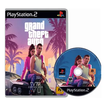 Gta 6 (grand Theft Auto) - Playstation 2 (mídia Física) Ps2