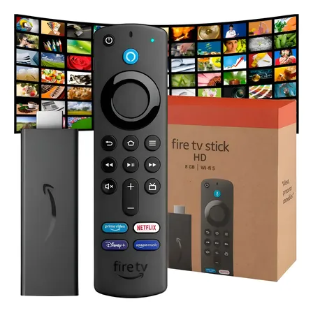 Fire Stick Tv Lite Amazon Remoto Controle Voz Alexa Wi-fi Hd