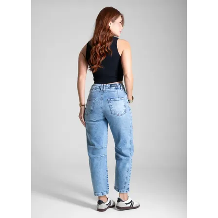 Jeans Sawary Feminina Calca Barrel_281766